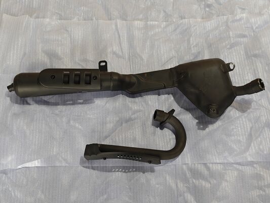 Off Road Motorcycle Muffler Assembly Enduro Motorcycle Replacement Parts