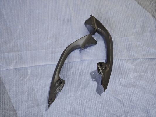 Off Road Motorcycle Spares Metal Construction Rear Armrest For Passenger Safety