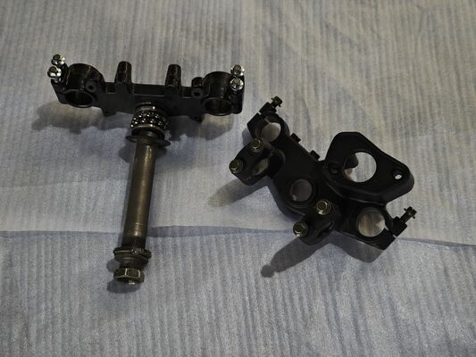 Off Road Motorcycle Upper And Lower Triple Clamp Set Replacement Parts