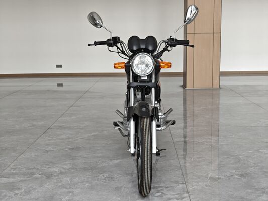 OEM Logo 200CC Chopper Motorcycle With Balance Shaft Engine Electroplating Muffler