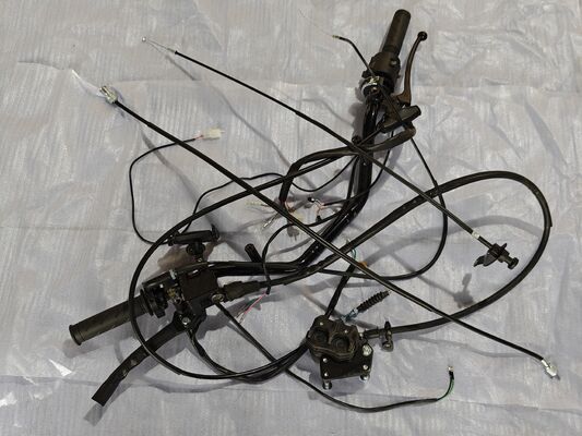 Motorcycle Handlebar Assembly for Off Road Motocross Chopper CUB Aftermarket