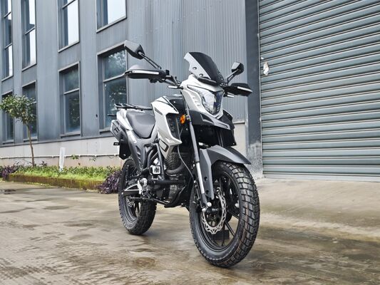 Versatile Single Cylinder Air-cooled Four-stroke Electric Dirt Bikes 300cc Street-adventure Motorcycle