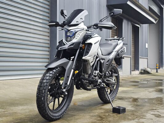 Versatile Single Cylinder Air-cooled Four-stroke Electric Dirt Bikes 300cc Street-adventure Motorcycle