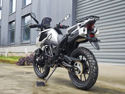 Versatile Single Cylinder Air-cooled Four-stroke Electric Dirt Bikes 300cc Street-adventure Motorcycle