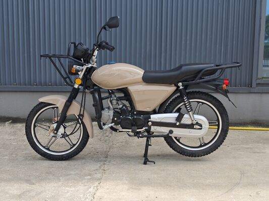 Electric Kick Start Engine Chopper Motorbike 110CC With Painted Bumper Muffler Street Legal Motorcycle Supplier